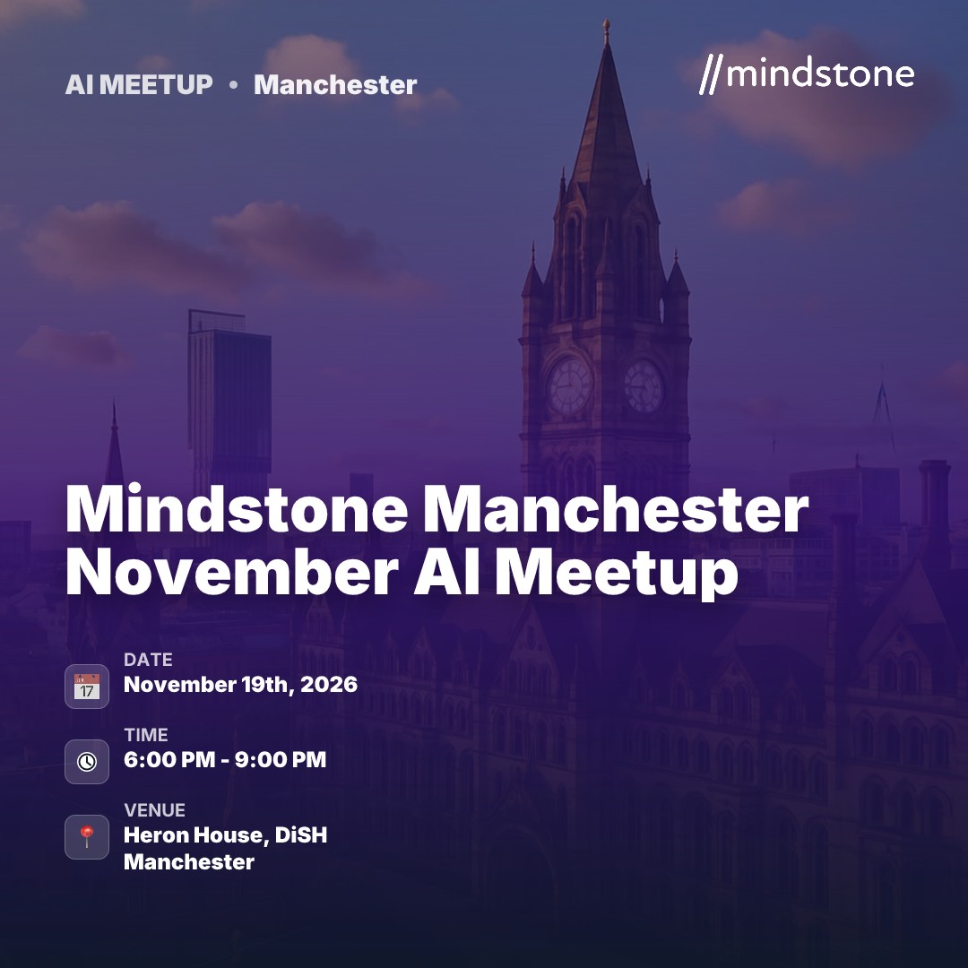 Mindstone Manchester November AI Meetup