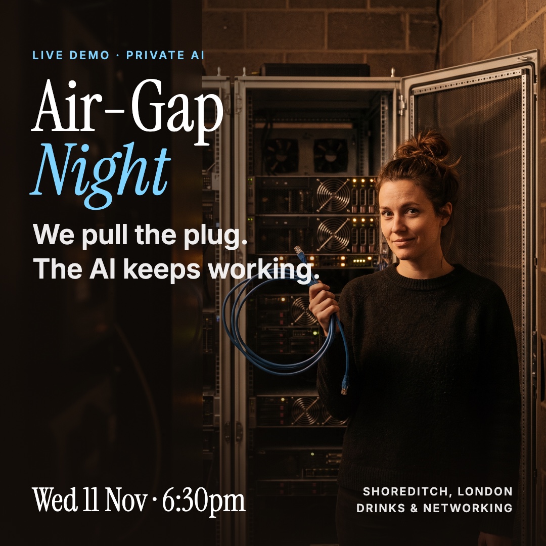 Air-Gap Night: Private AI, Live and Unplugged