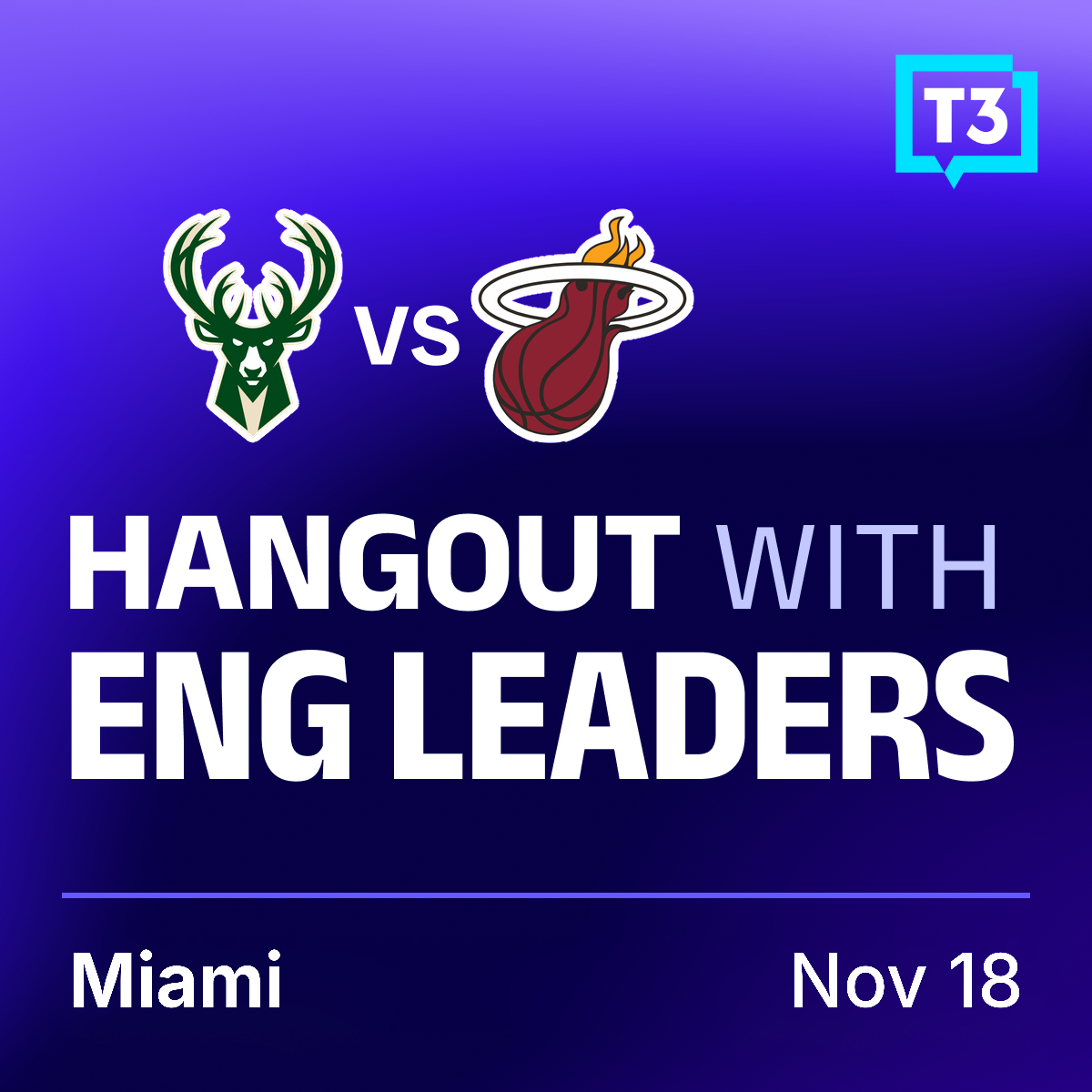 Tech Leader Premium Series - Miami / Fort Lauderdale (Milwaukee Bucks @ Miami Heat)