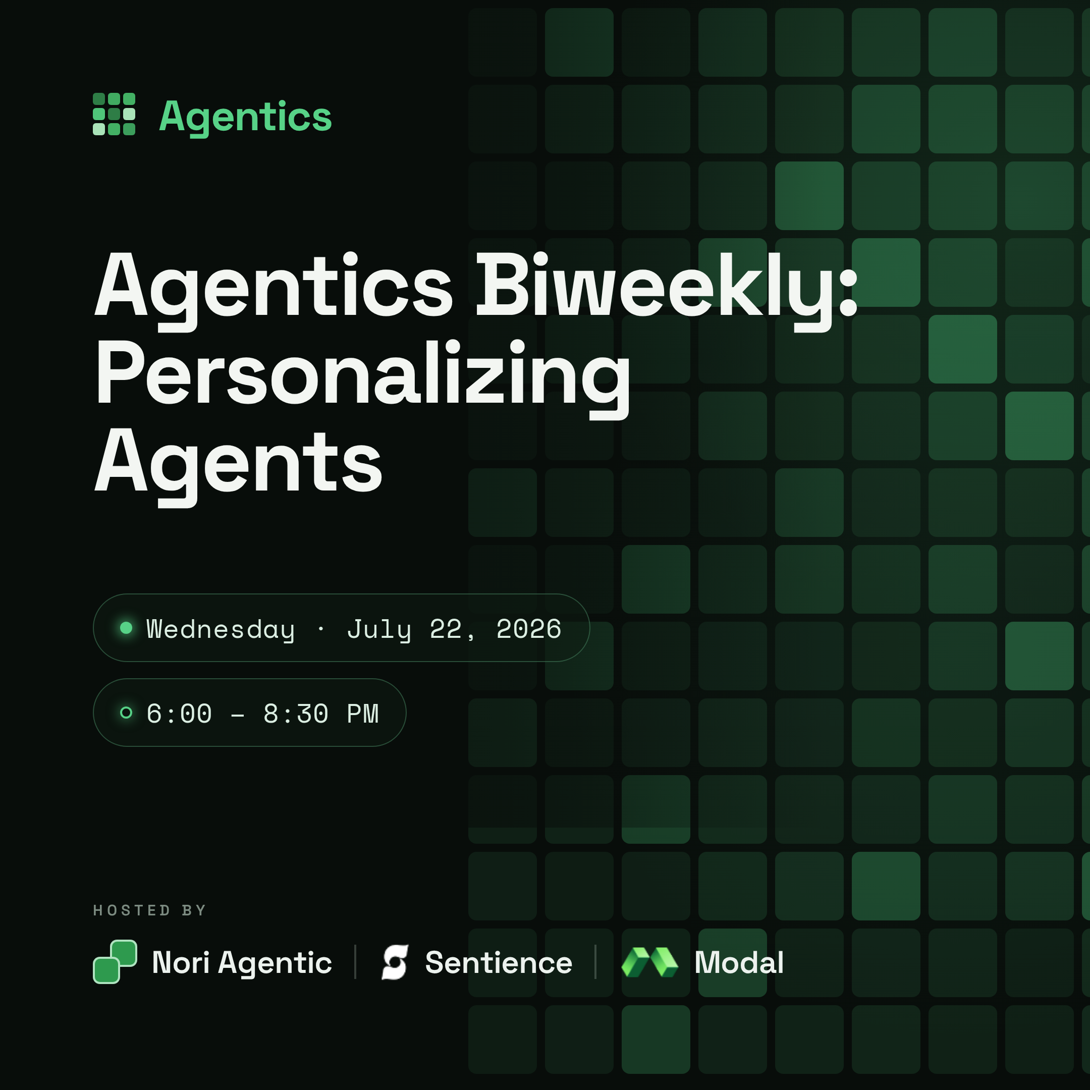 Agentics Biweekly: Personalizing Agents