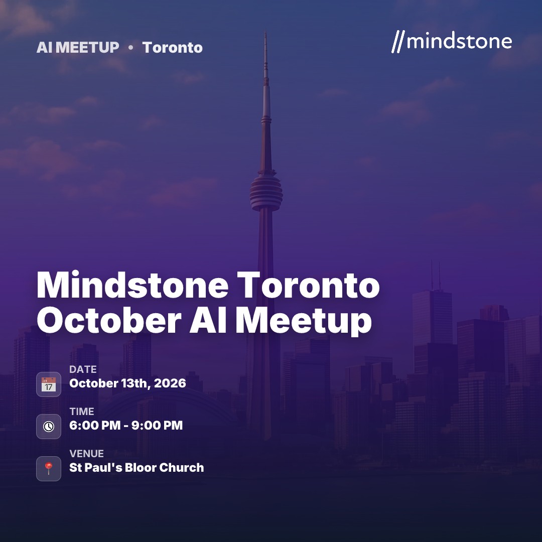 Mindstone Toronto Жовтневий AI Meetup
