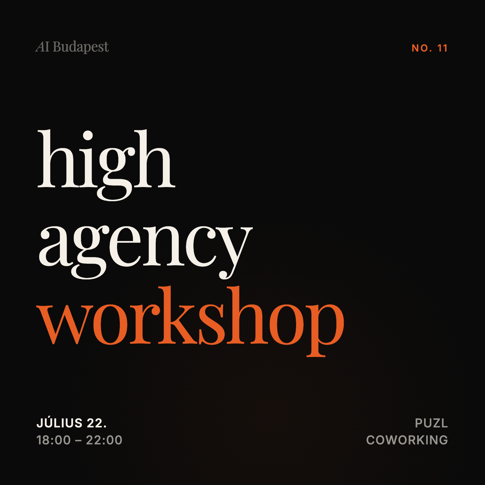 Atelier d'Haute Agence #11