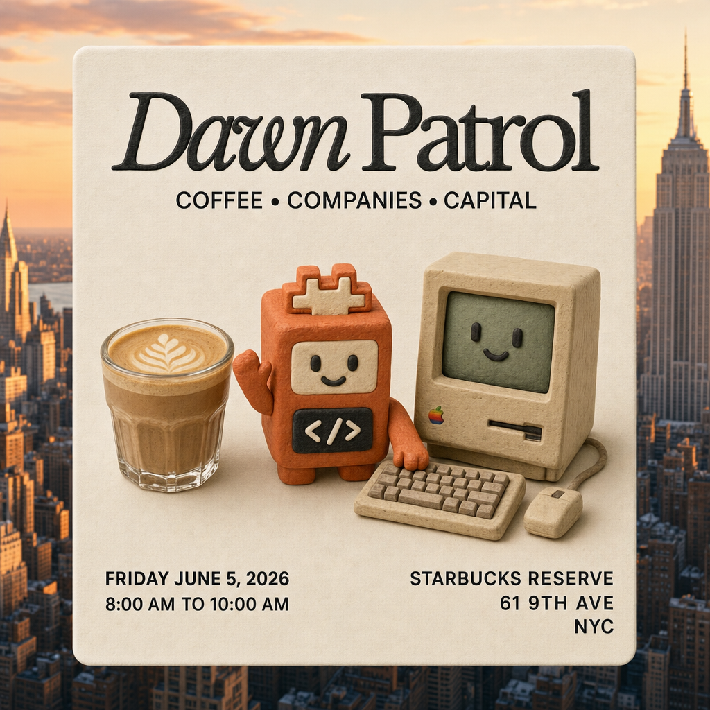 Cover art for #Dawn Patrol: Founder Coffee Meetup - NYC 6/5