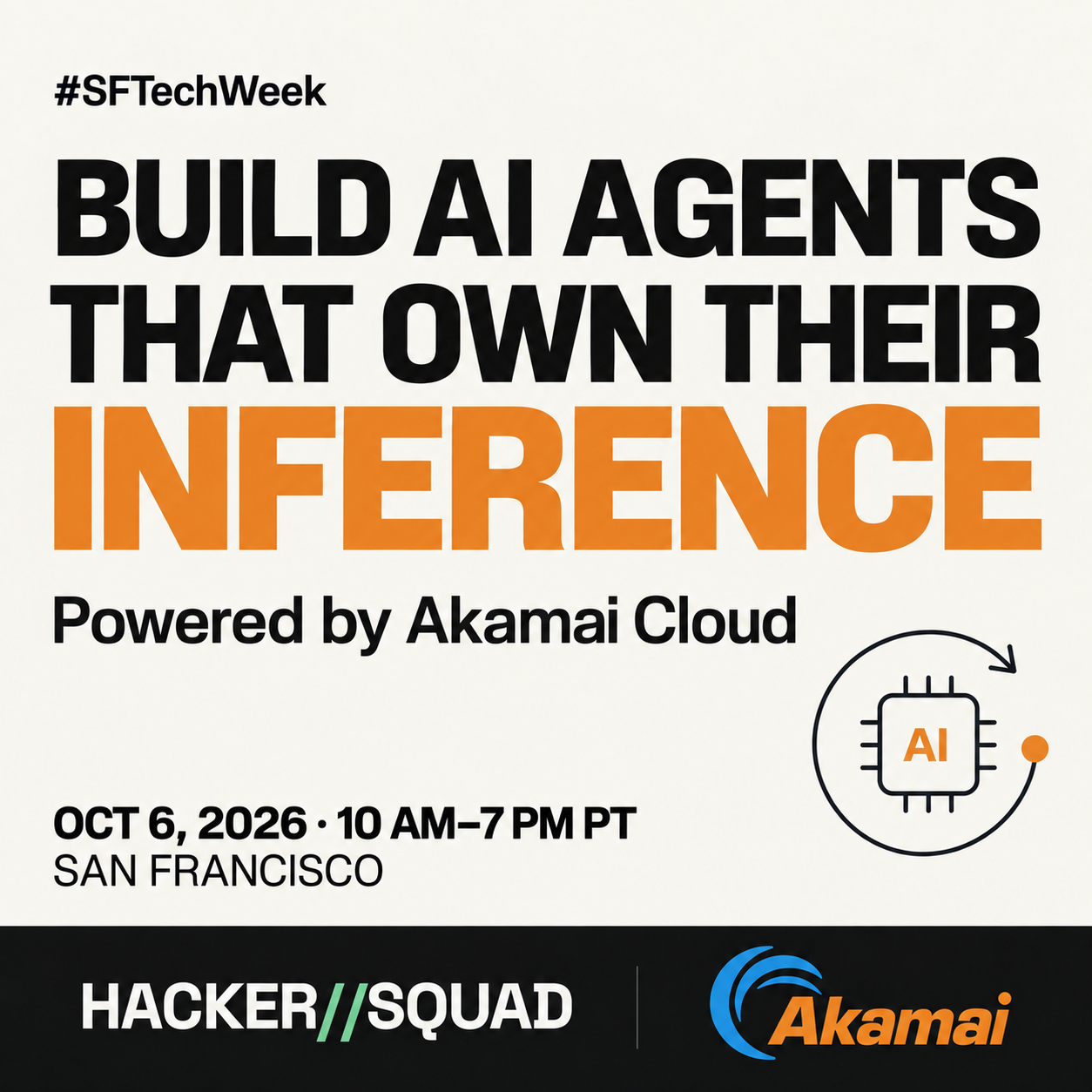 Build AI agents that own their inference - #SFTechWeek