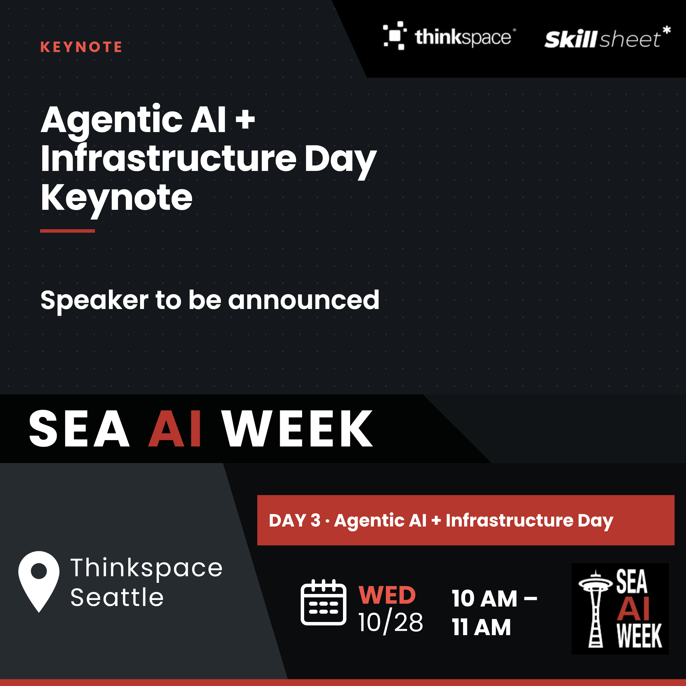 [AI Week] Agentic AI + Infrastructure Day Keynote