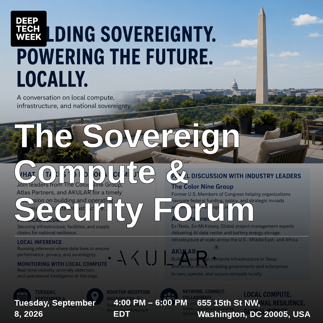 The Sovereign Compute & Security Forum