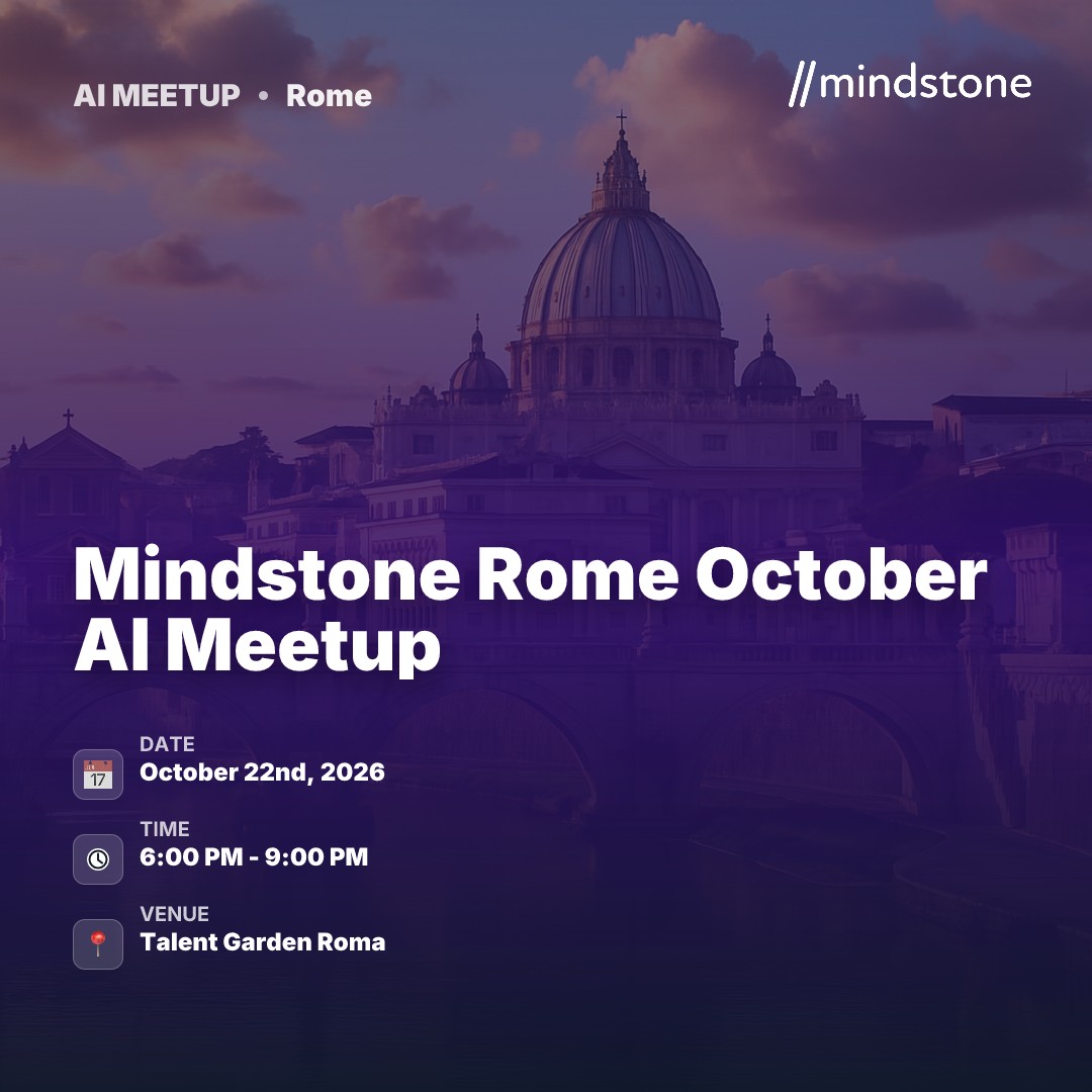 Mindstone Rome October AI Meetup