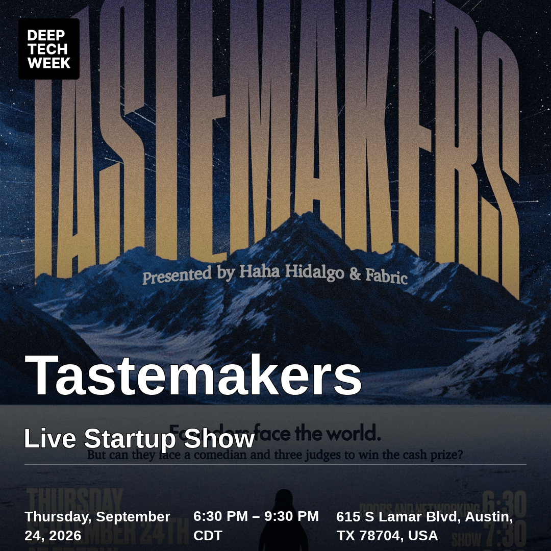 Tastemakers: Live Startup Show