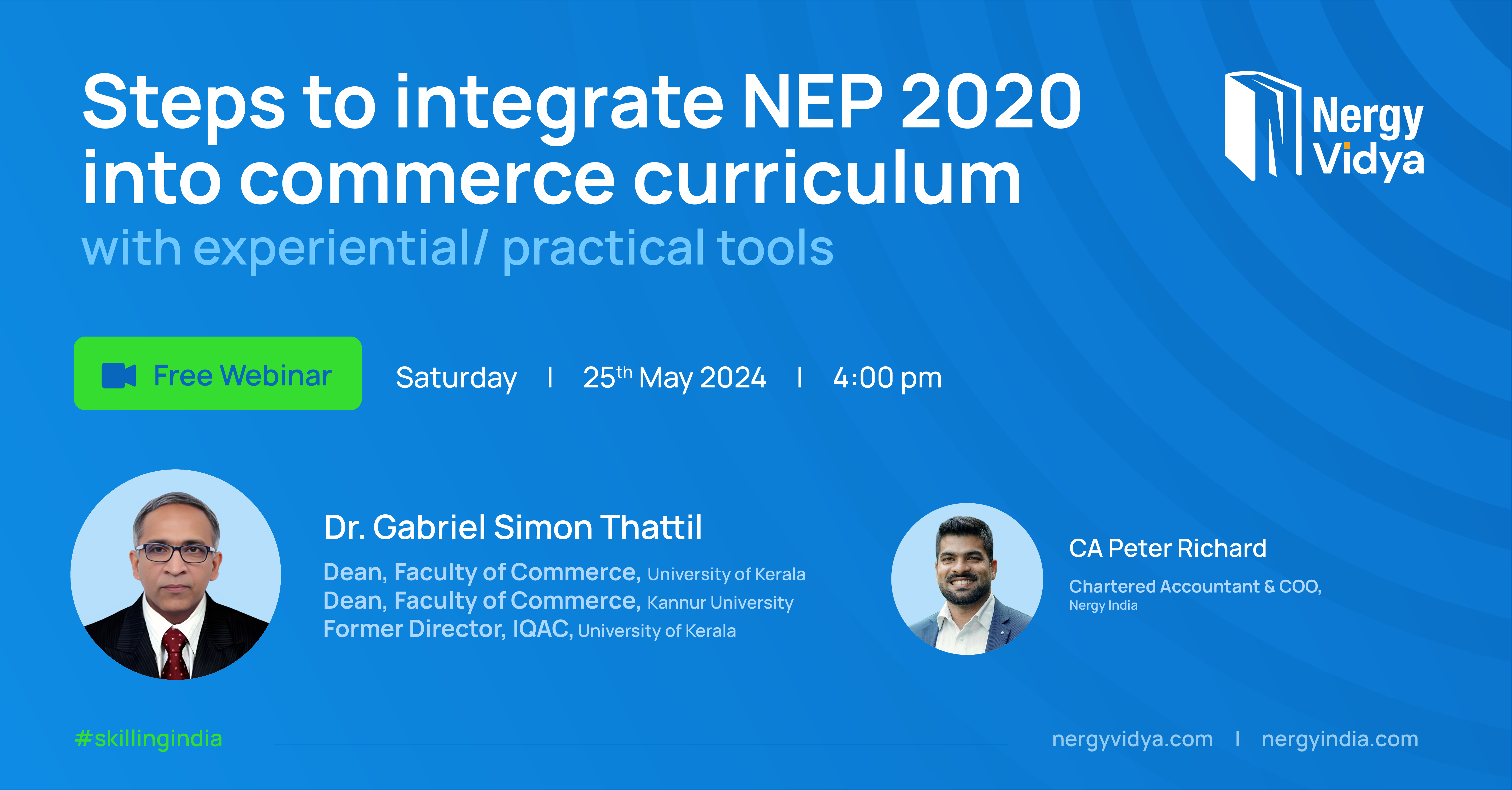 Nergy Vidya Events Calendar