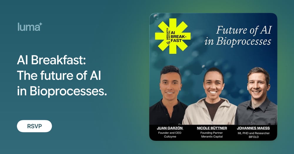 AI Breakfast: The future of AI in Bioprocesses.