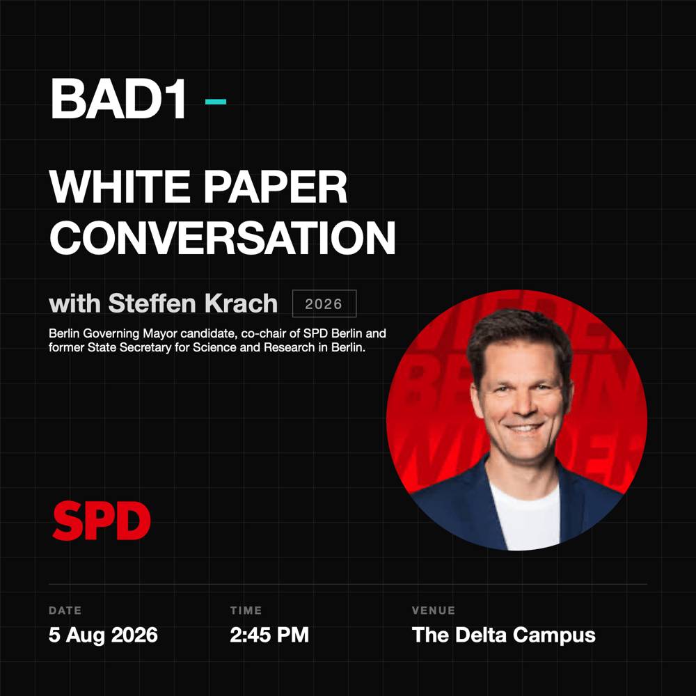 BAD1 & Steffen Krach: Shaping the Future of Berlin's Startup Ecosystem