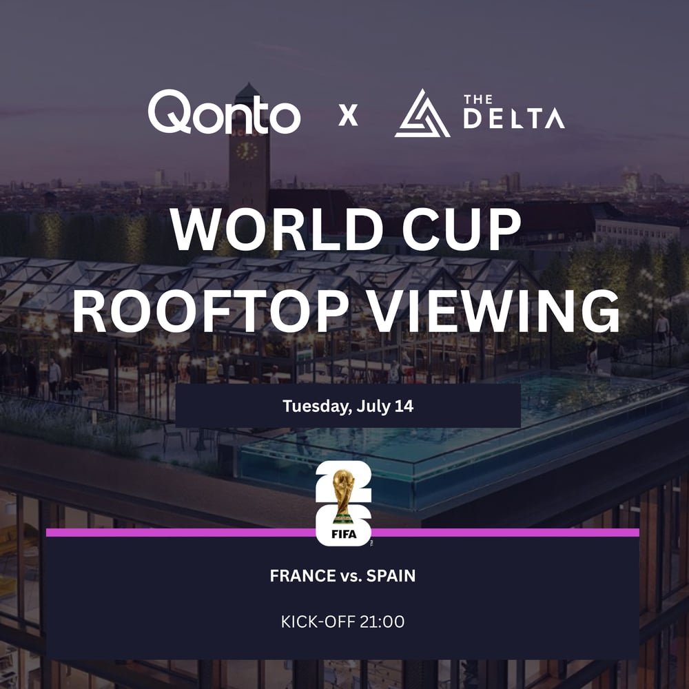Qonto x The Delta Semifinal World Cup Rooftop Viewing