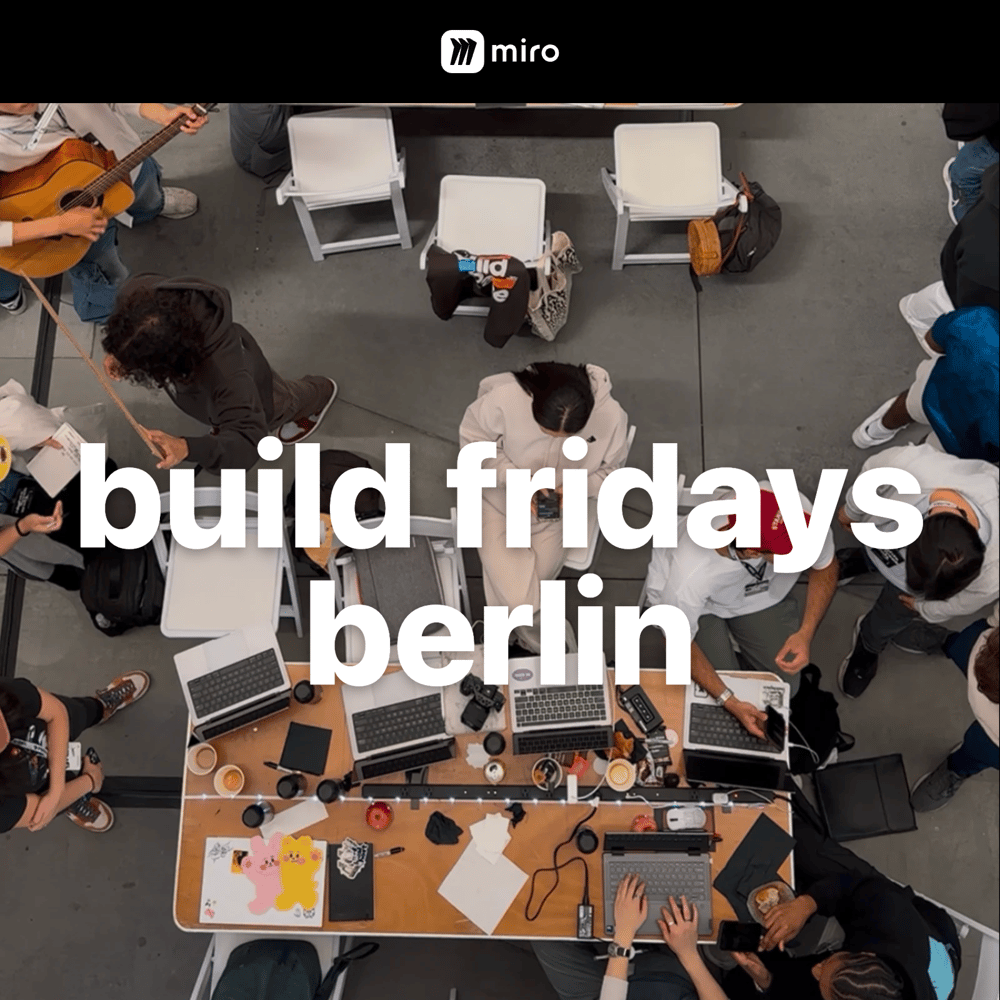 build fridays berlin - work on your startup alongside others (bring laptop)
