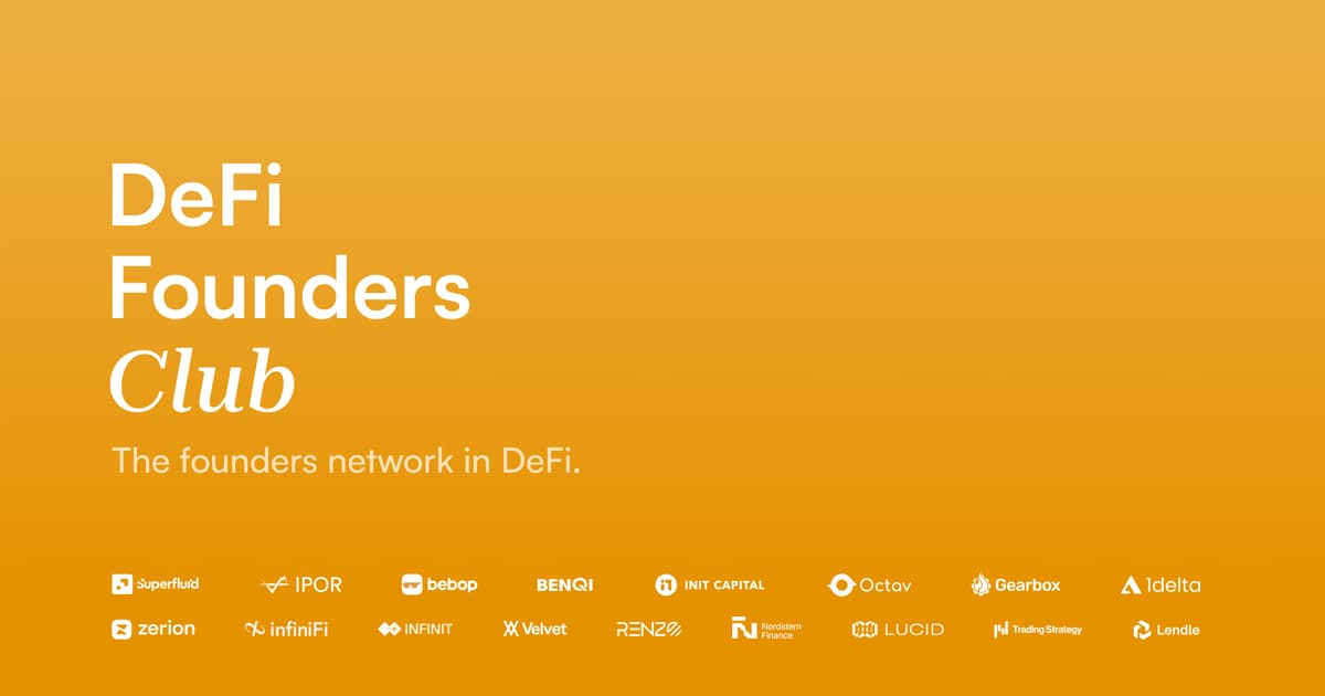 DeFi Founders Club event series cover