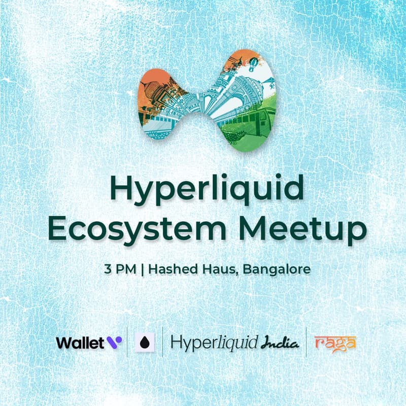 Luma cover for the Hyperliquid Ecosystem Meetup at India Blockchain Week 2025