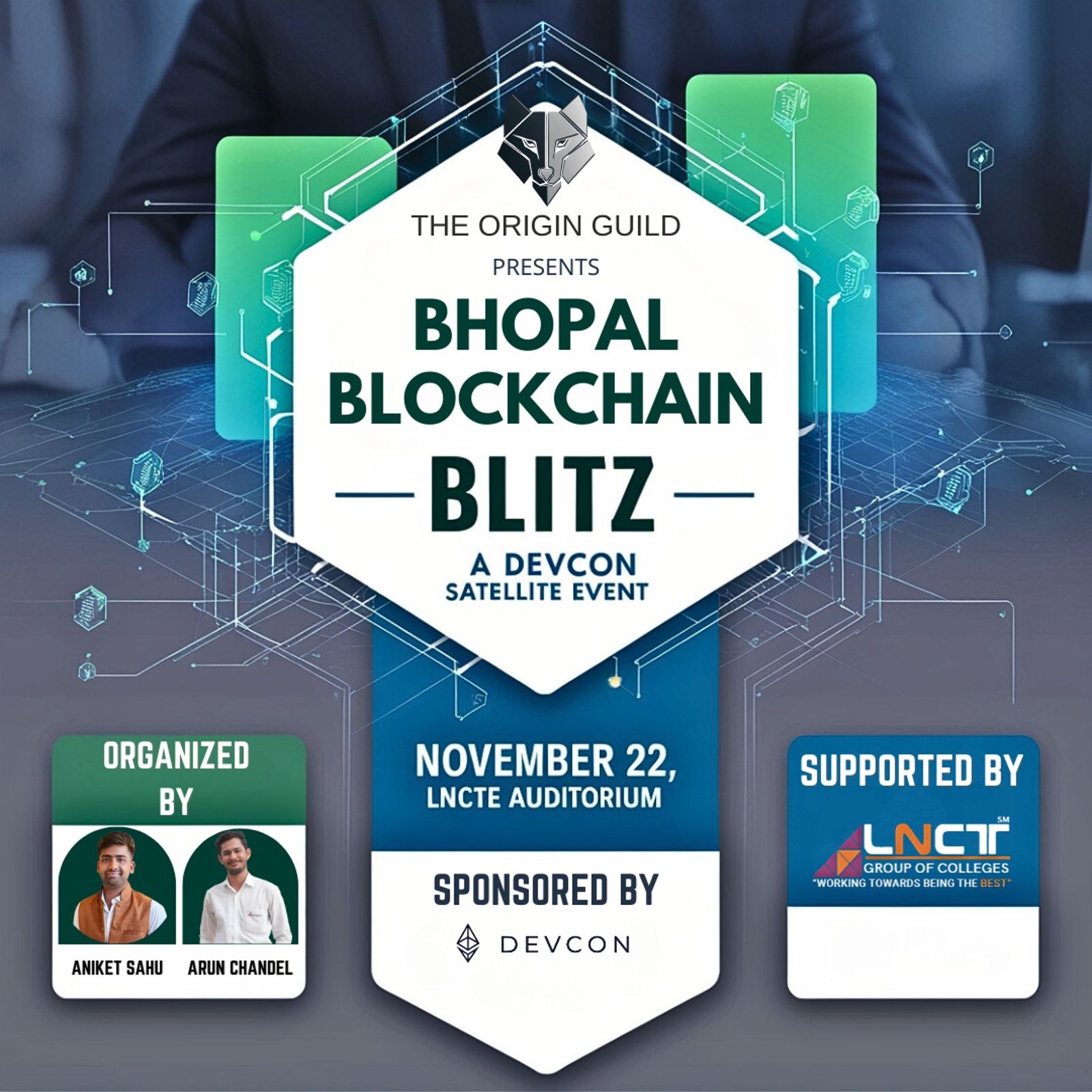 Bhopal Blockchain Blitz official event artwork