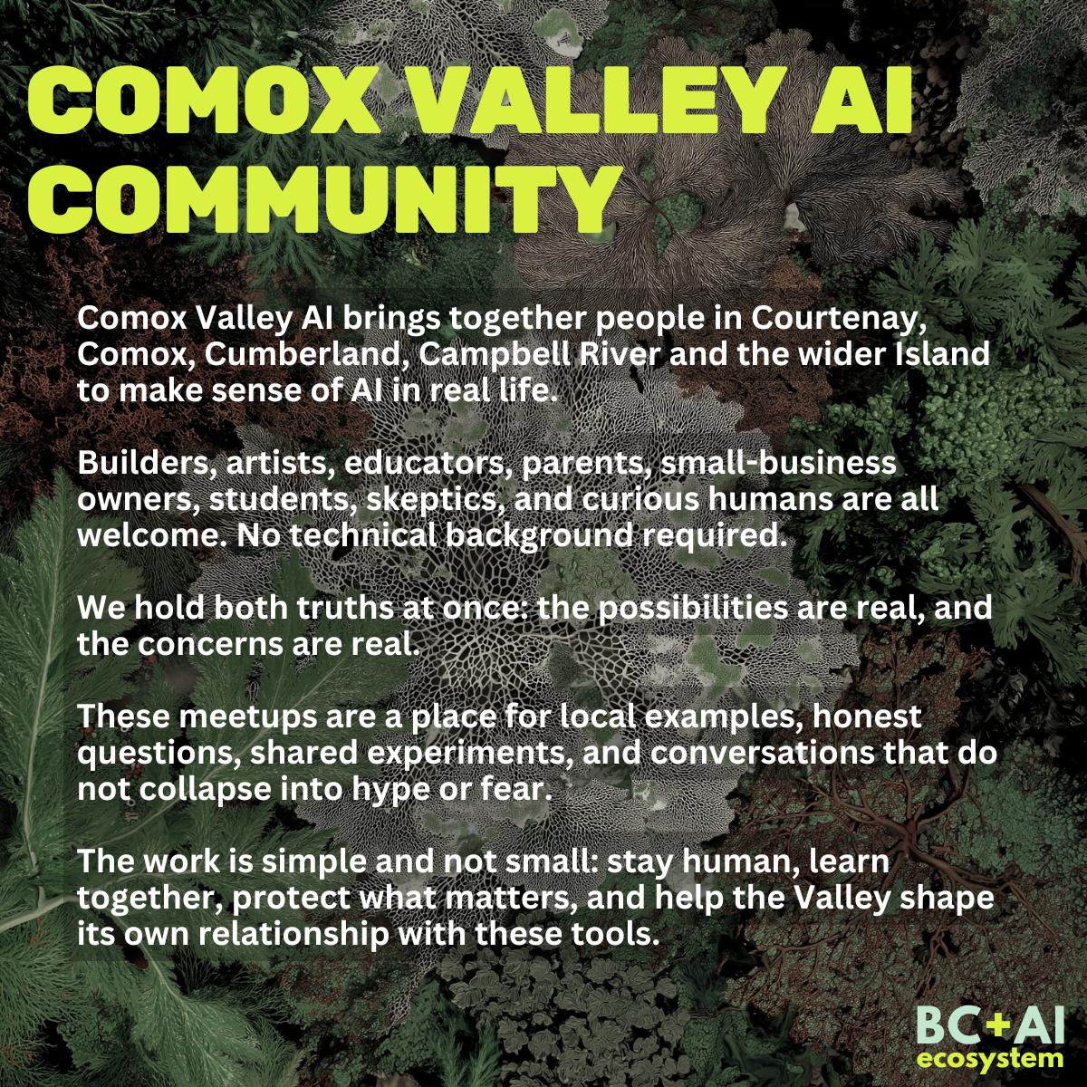 A local gathering for people trying to understand AI without the hype, the panic, or the sales pitch.