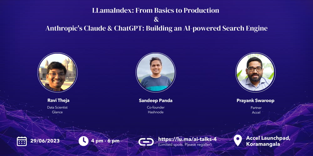 AI Talks #4 - LLamaIndex & Anthropic Claude · Luma