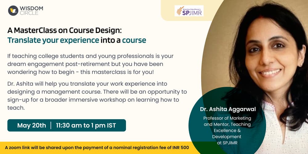 A Masterclass on Course Design · Zoom · Luma