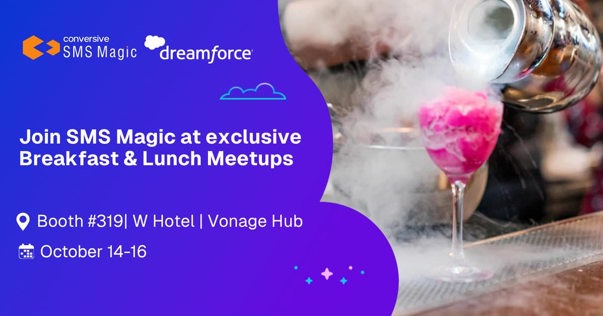 SMS Magic Breakfast & Lunch Meetup [Dreamforce 2025] · Events Calendar