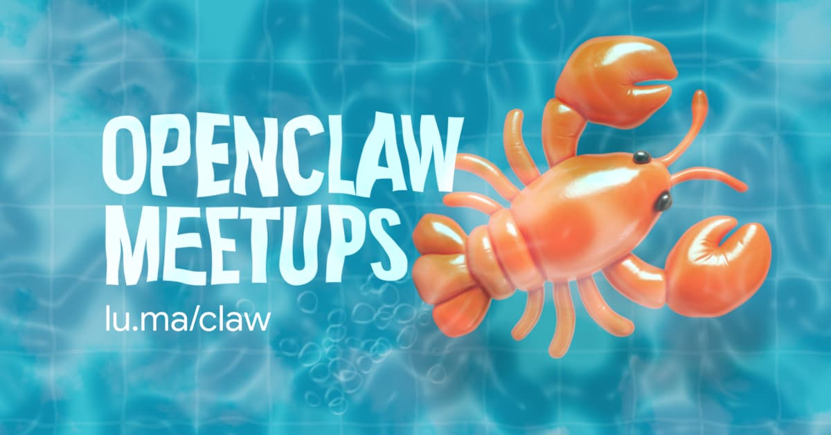 OpenClaw Meetups · Events Calendar