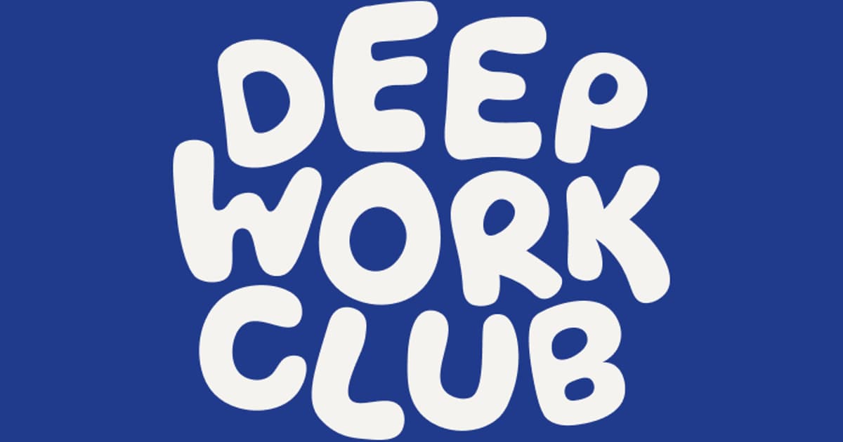 Deep Work Club Munich · Events Calendar
