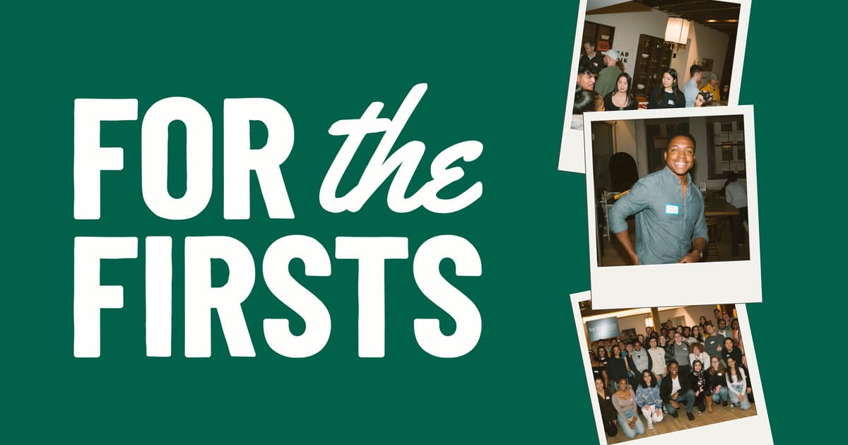 For the Firsts: June Meetup event poster
