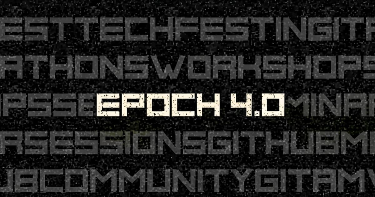 EPOCH 4.0 | GitHub Community GITAM | VSP · Events Calendar