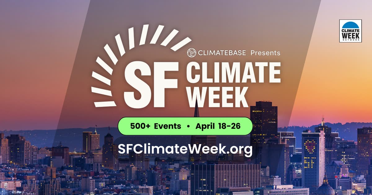 SF Climate Week 2026 · Events Calendar