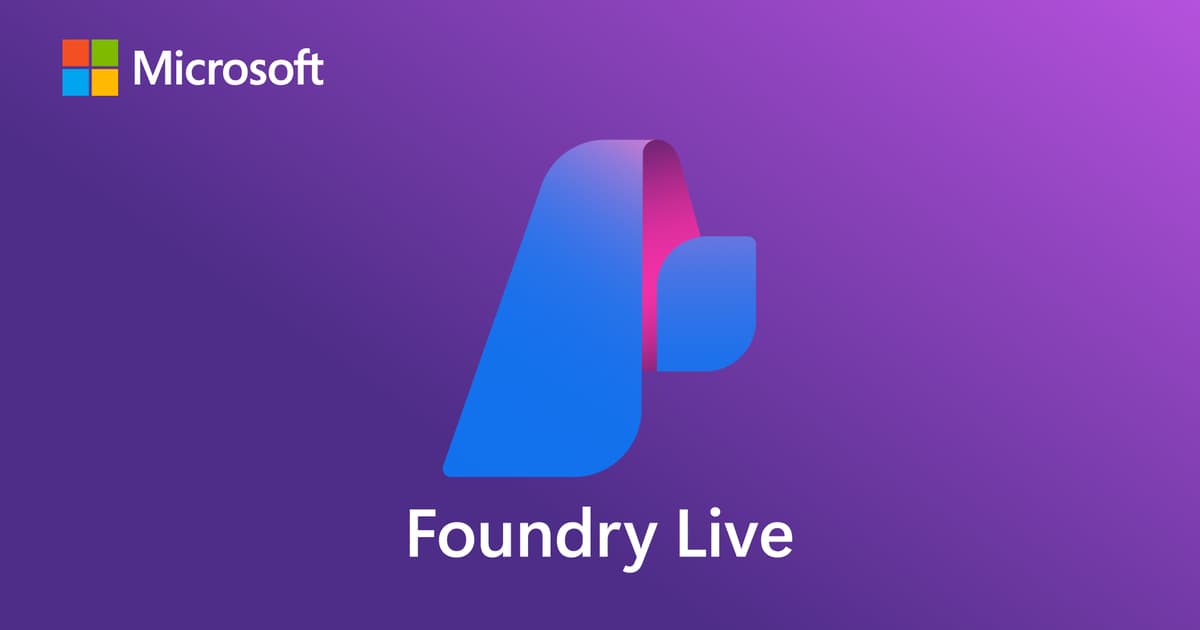 Microsoft Foundry Live · Events Calendar