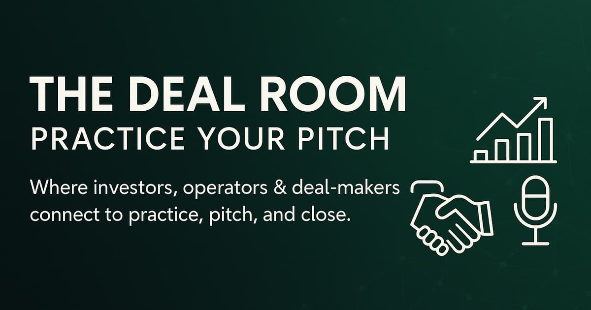 The Deal Room · Events Calendar
