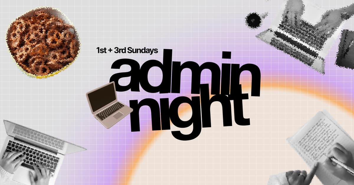 Admin Night Series · Events Calendar