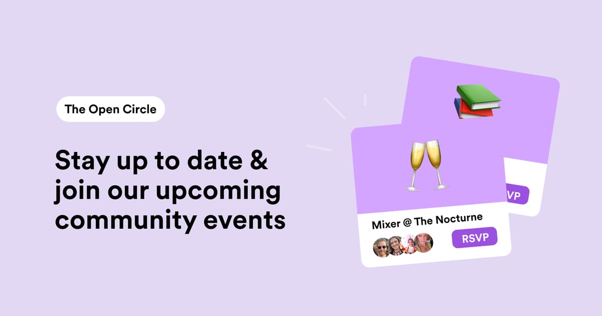 The Open Circle · Events Calendar