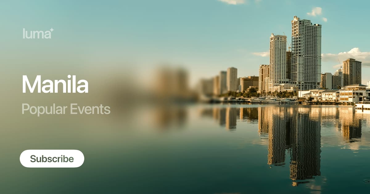 Popular events in Manila · Events Calendar
