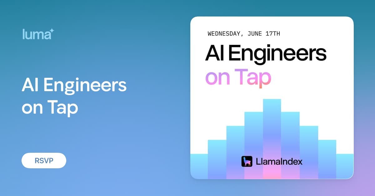 AI Engineers on Tap event poster