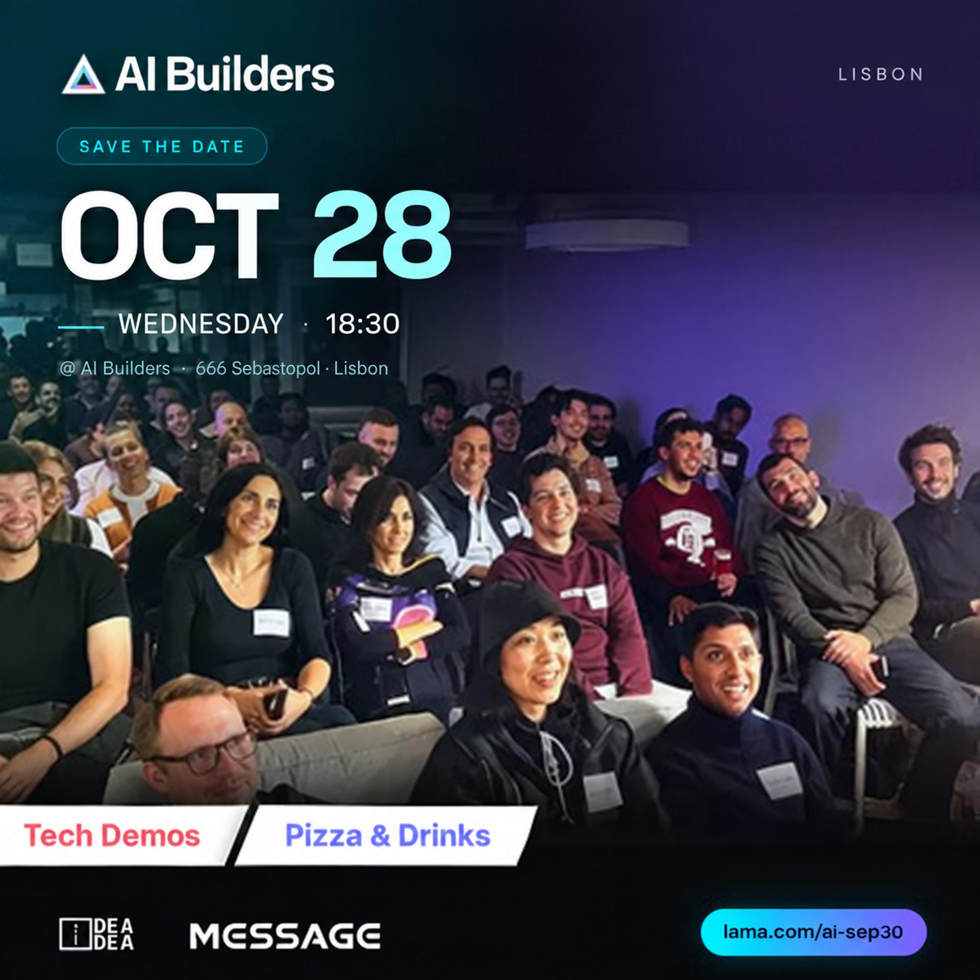 AI Builders Lisbon event artwork