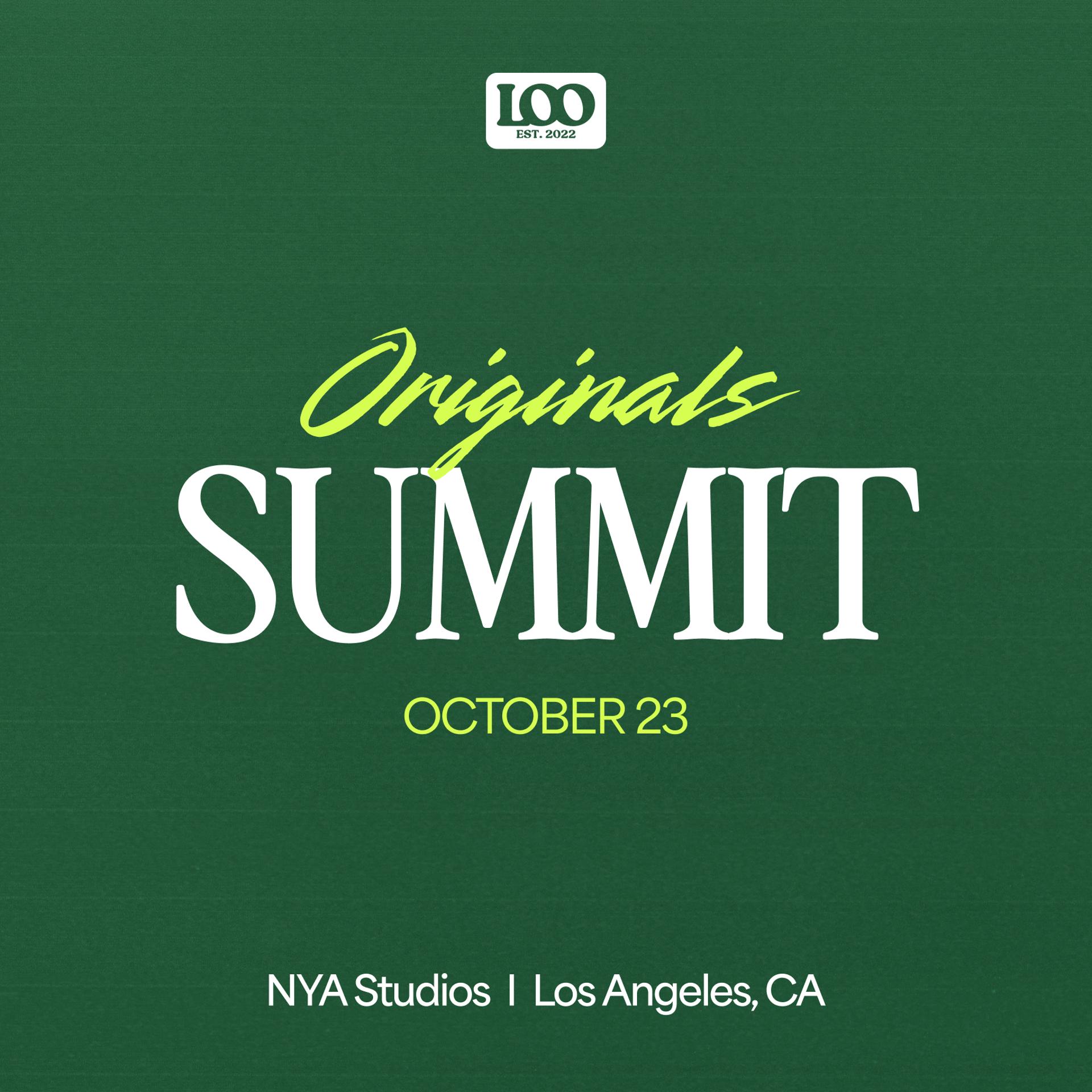 Originals Summit // Los Angeles 2026
