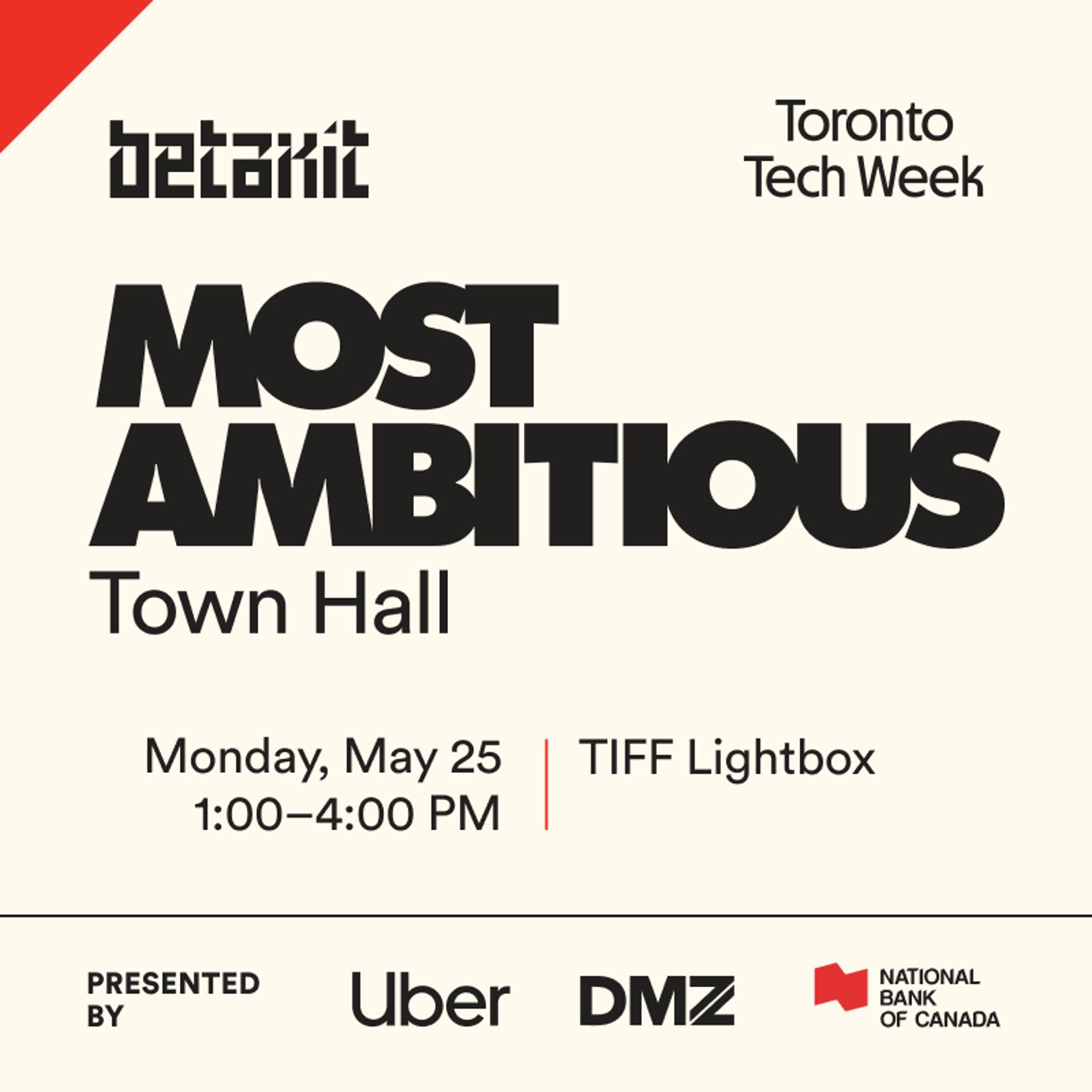 BetaKit Most Ambitious: Town Hall