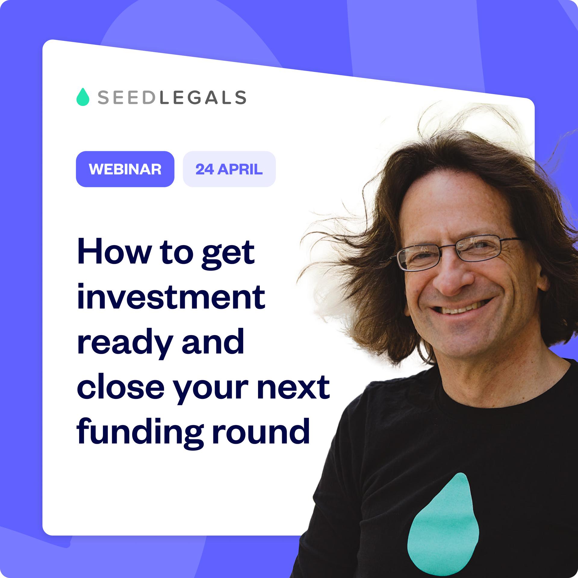 Fundraising Masterclass with SeedLegals
