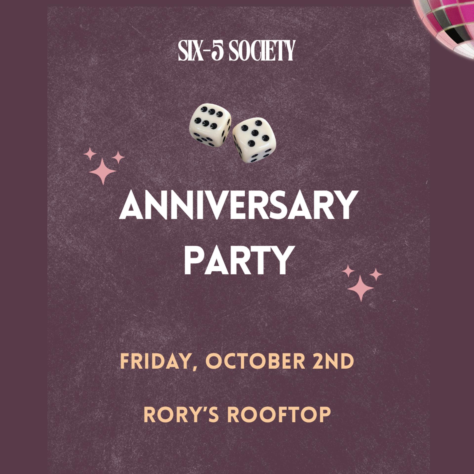 Six-5 Rooftop Anniversary Party