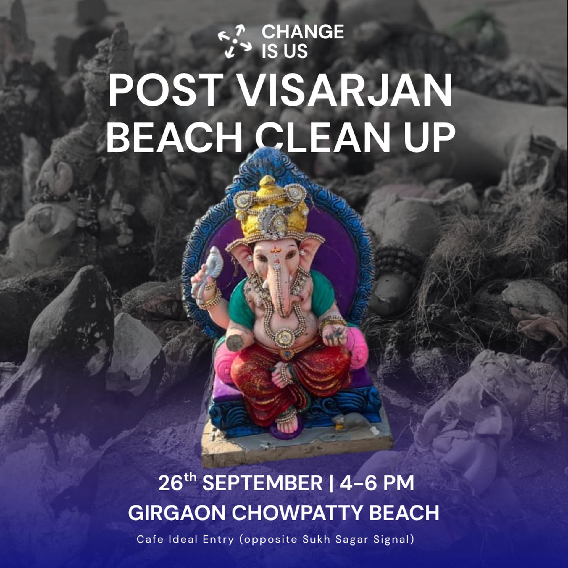 CIU Post Visarjan Clean Up — event poster