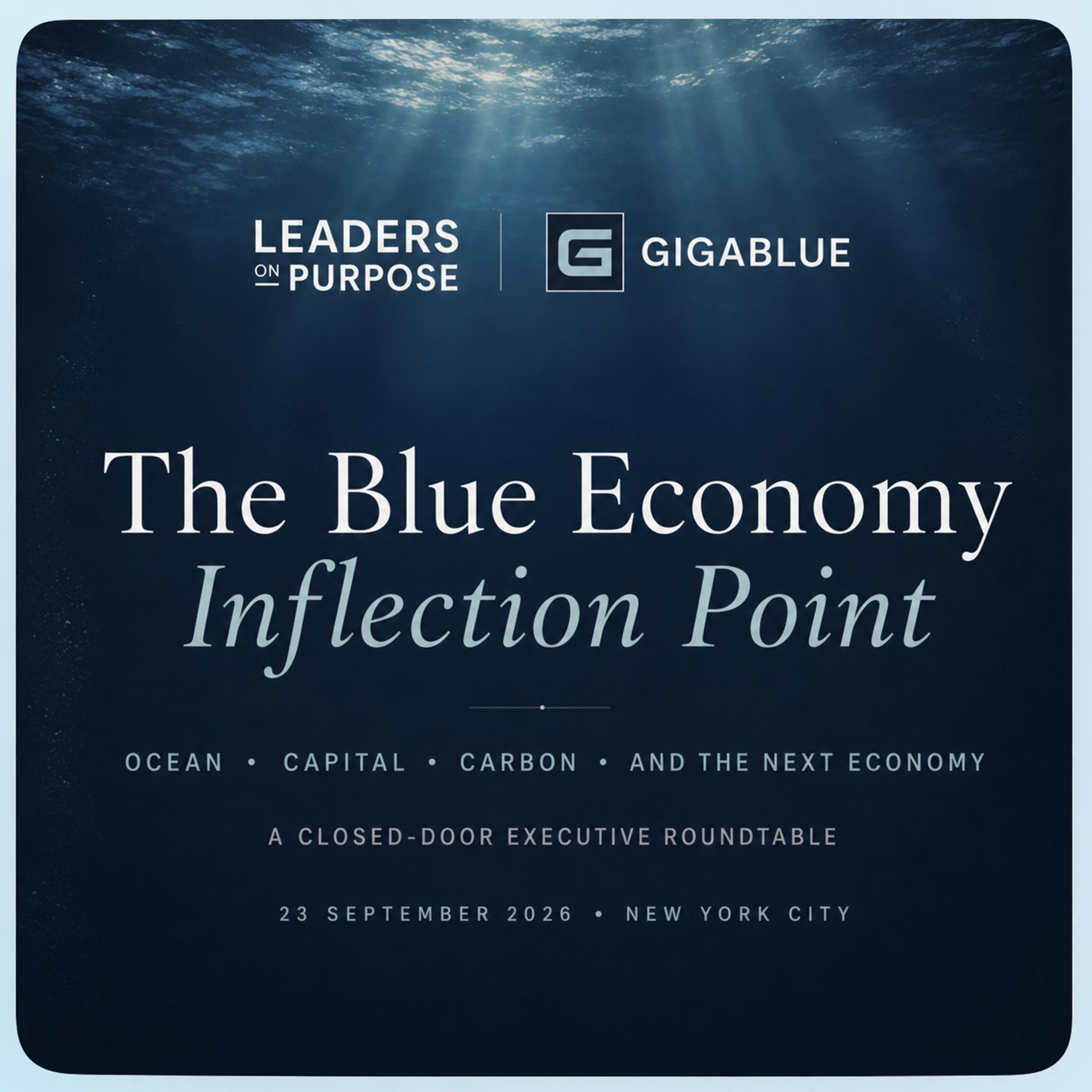 The Blue Economy Inflection Point | Ocean, Capital & Carbon