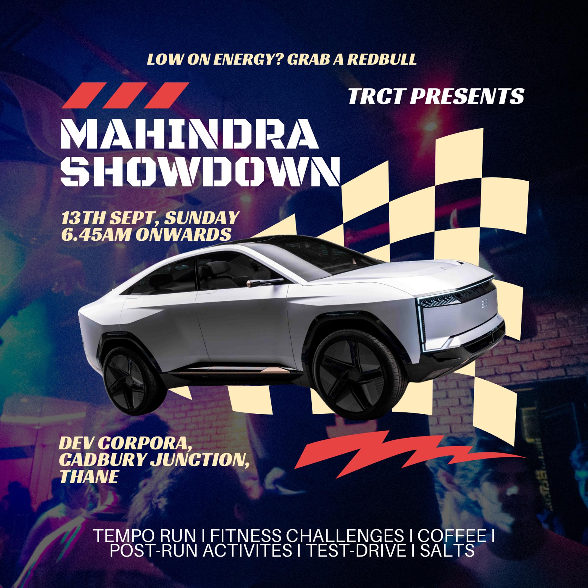 Week60: Mahindra showdown — event poster