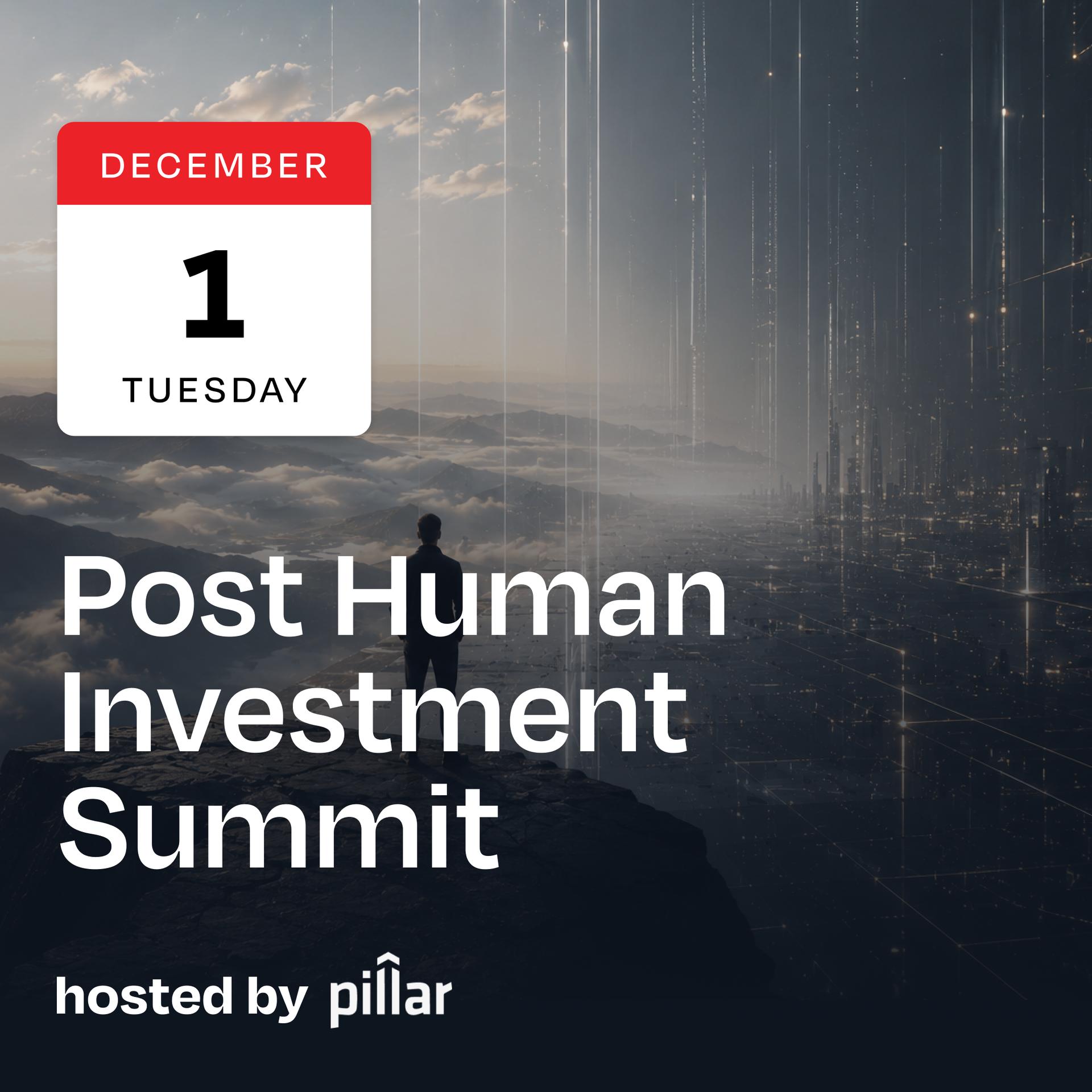 Post Human Investment Summit event artwork