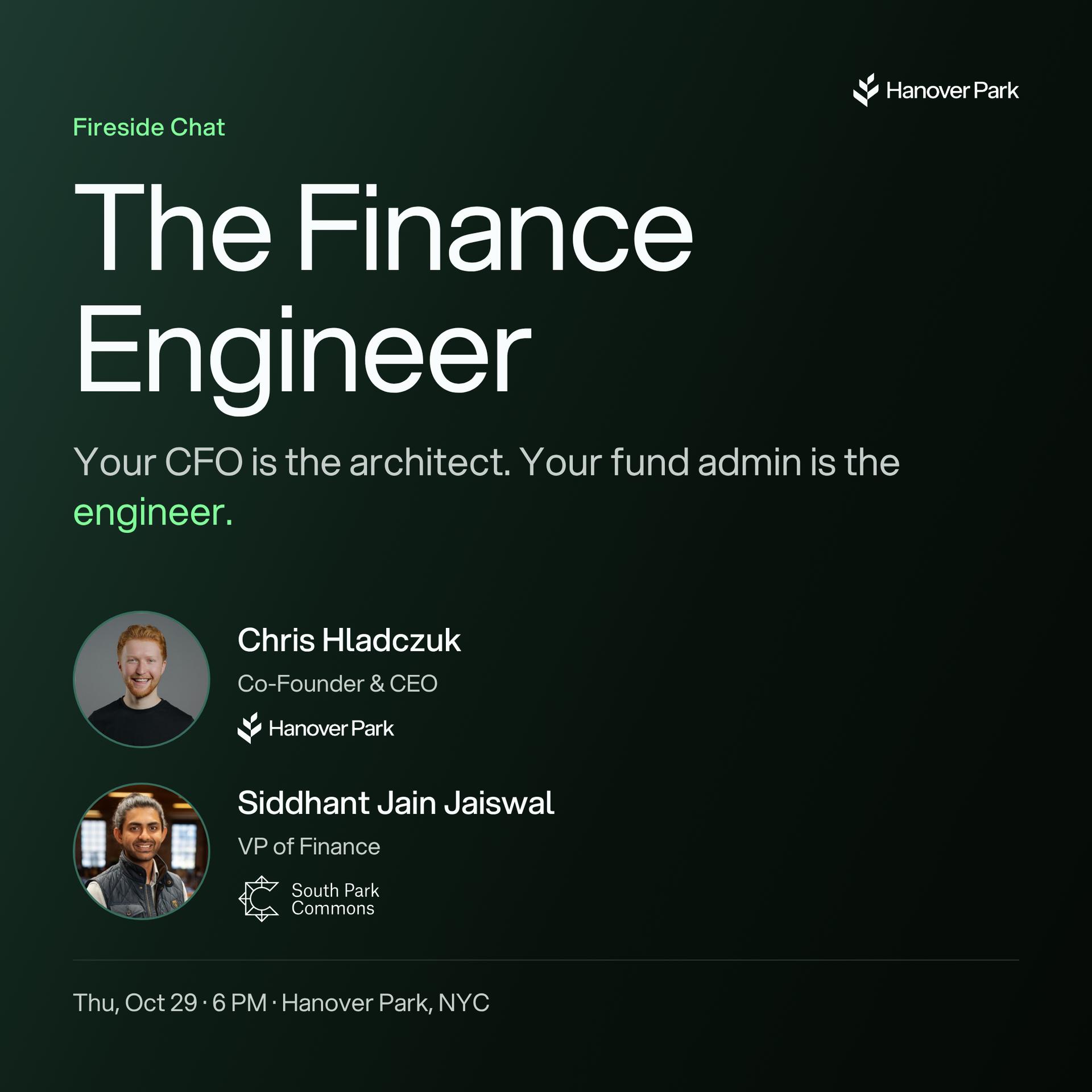 The Finance Engineer event artwork