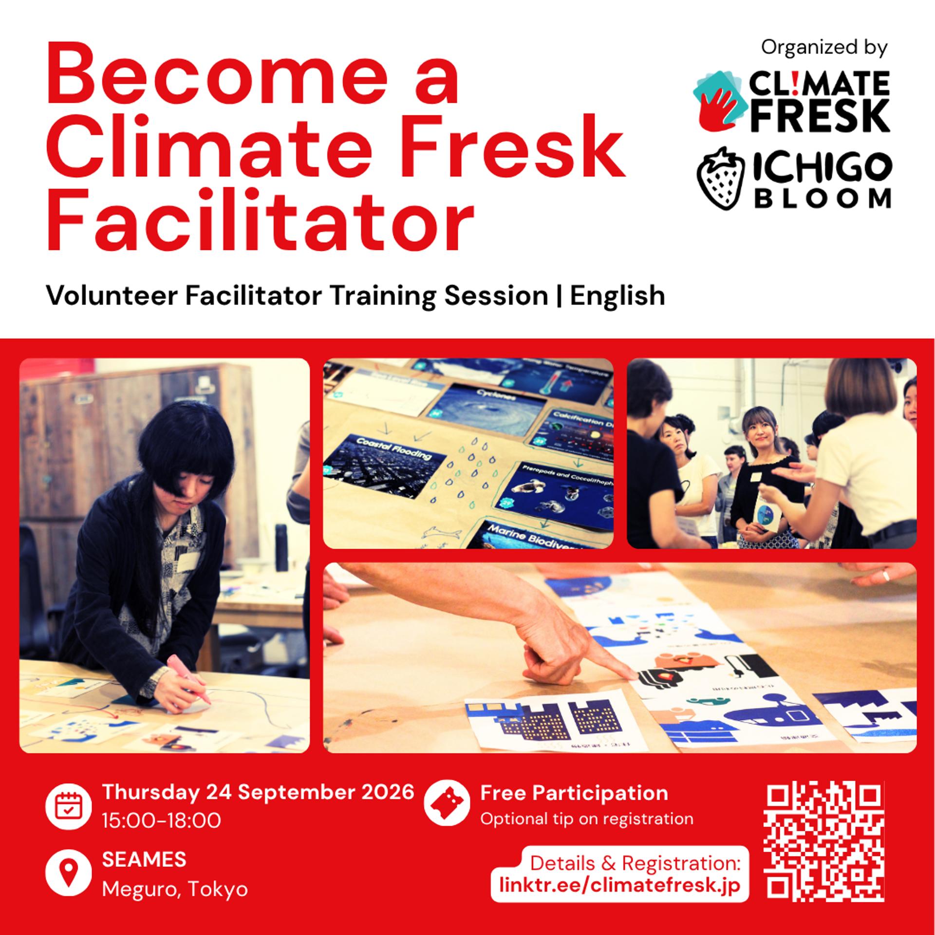 Climate Fresk Facilitator Training (Volunteer) | English session in Tokyo — Otros · Meguro City