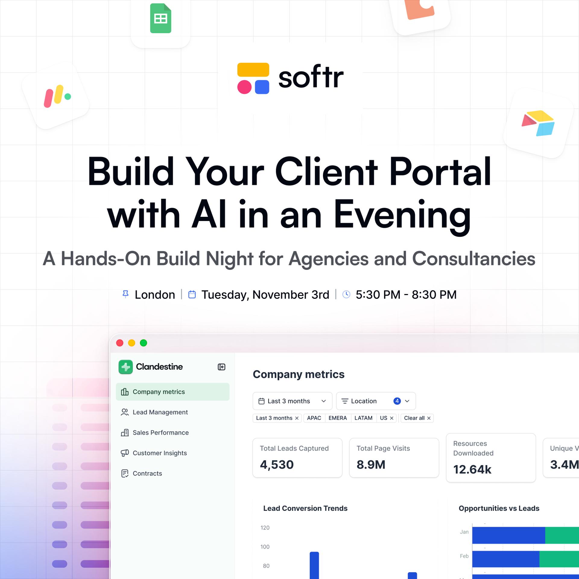 Build Your Client Portal with AI in an Evening event artwork