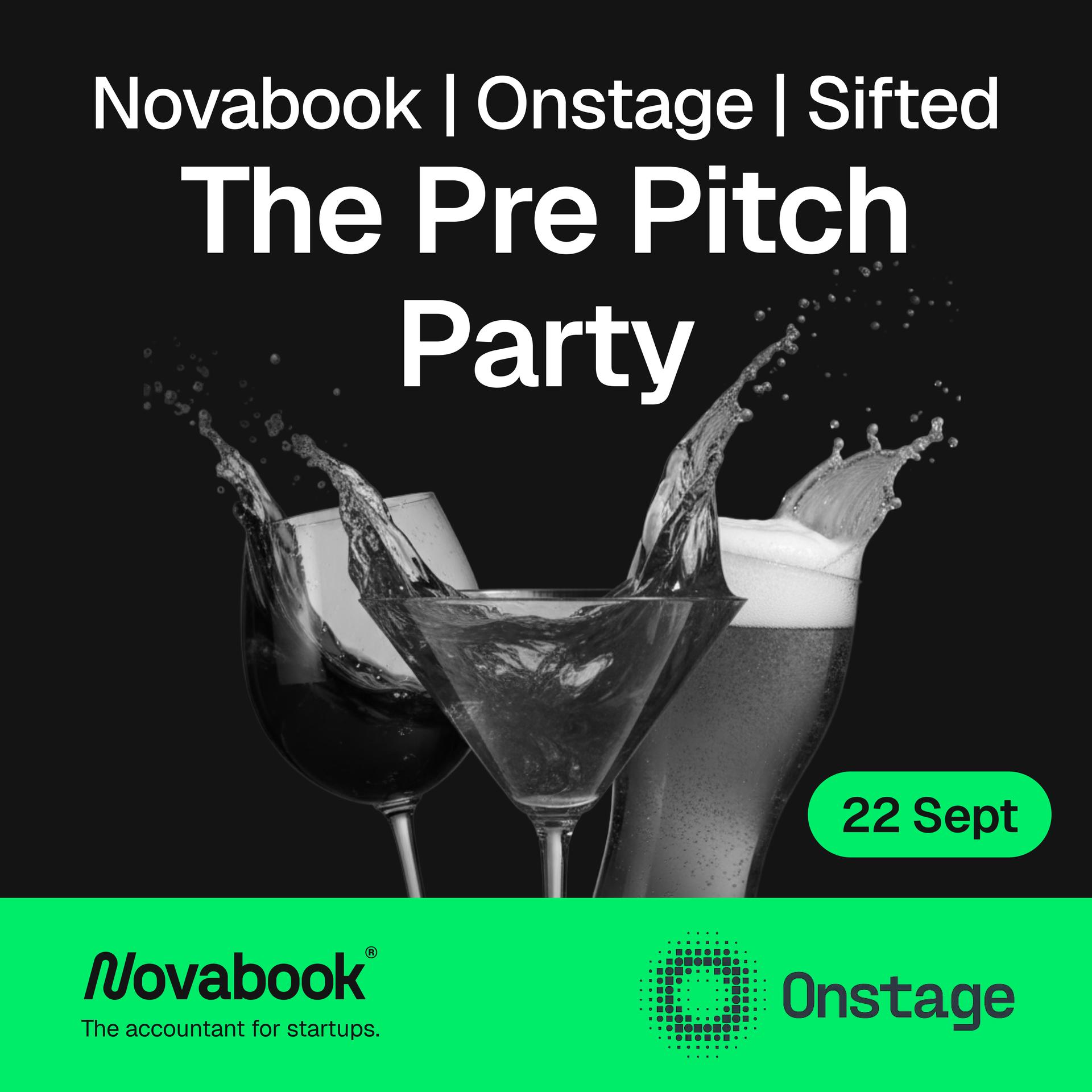 Novabook x Onstage x Sifted | The Pre Pitch Party