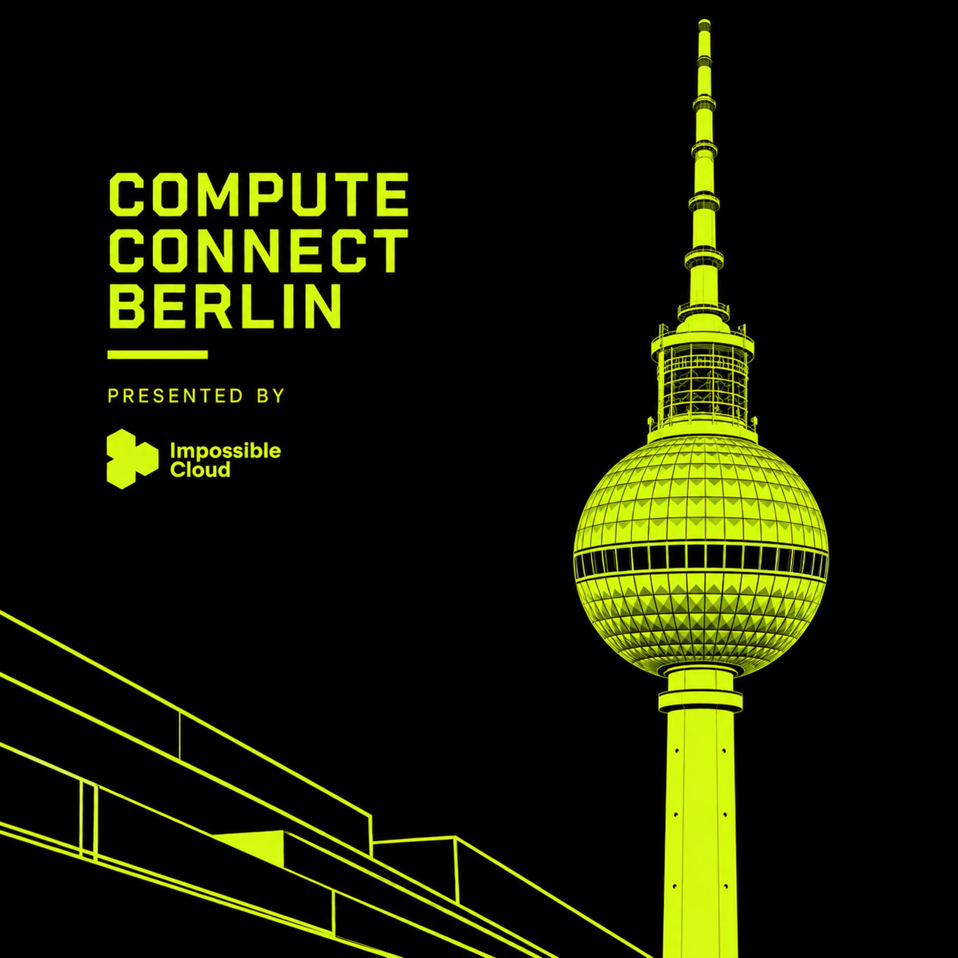 Compute Connect Berlin, a meetup for people working in AI infrastructure event artwork