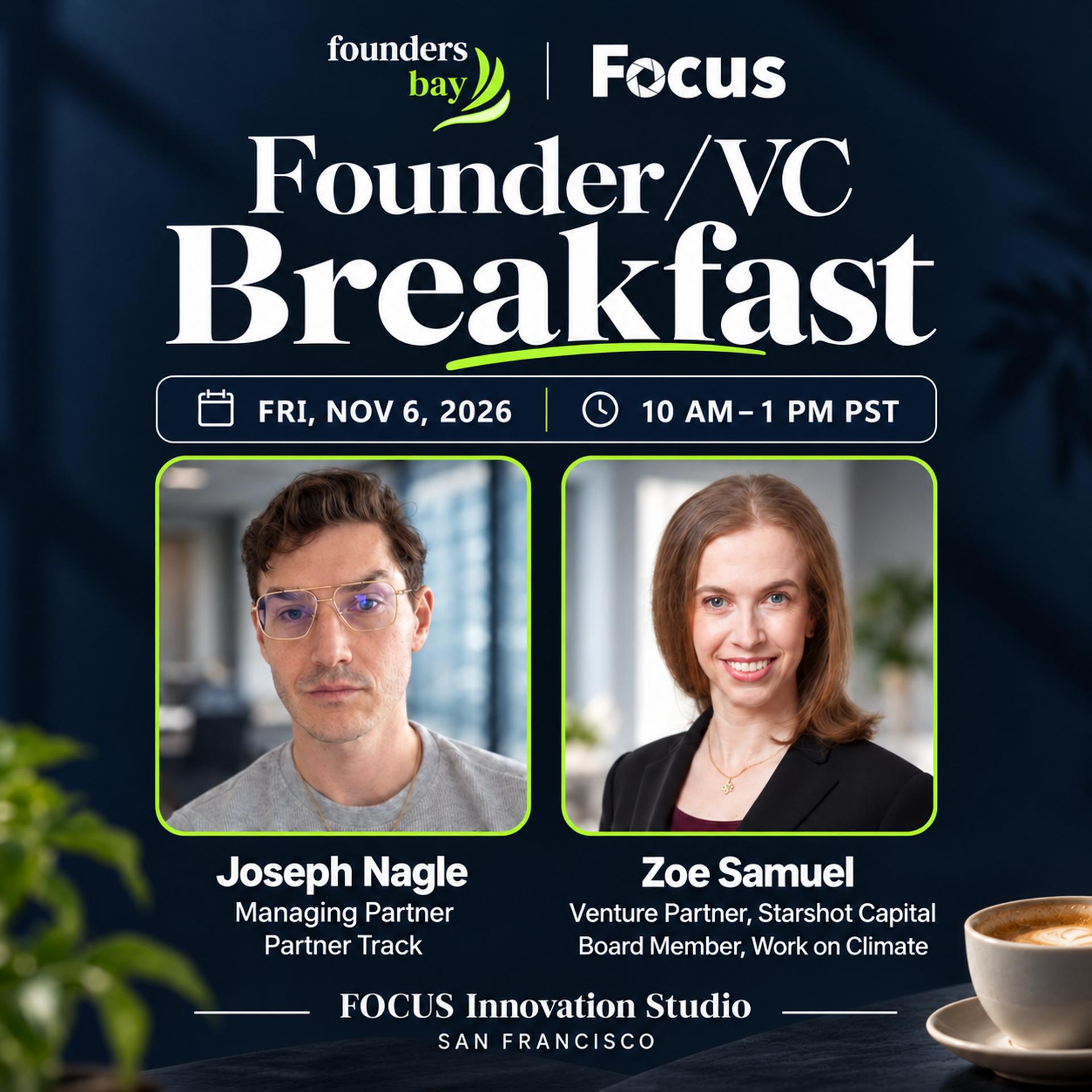 Founder/VC Breakfast event artwork